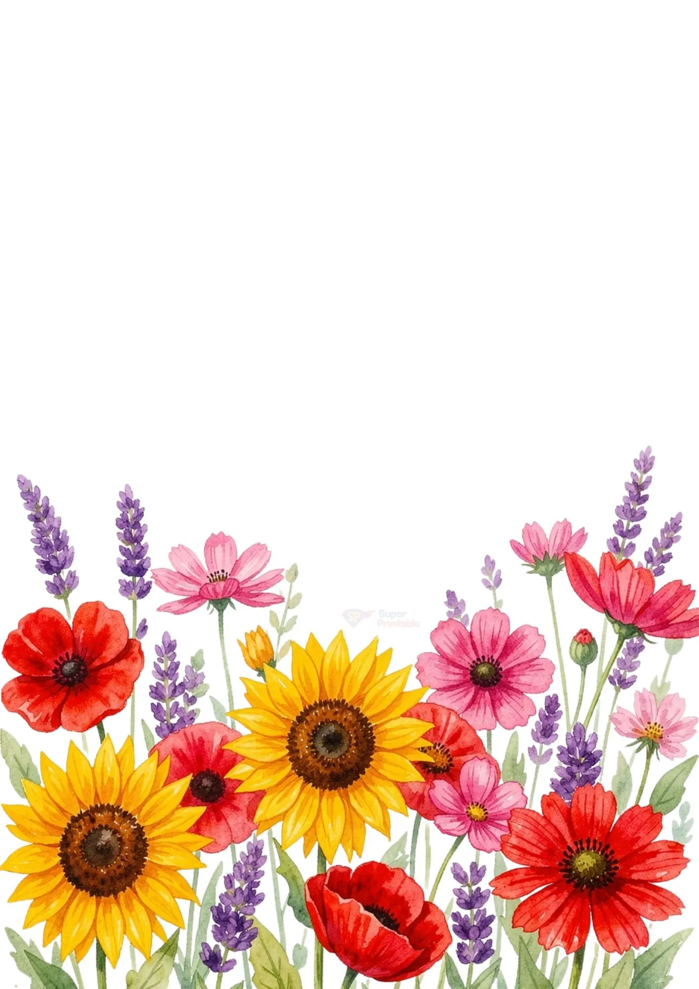 Spring Floral Digital Papers 1