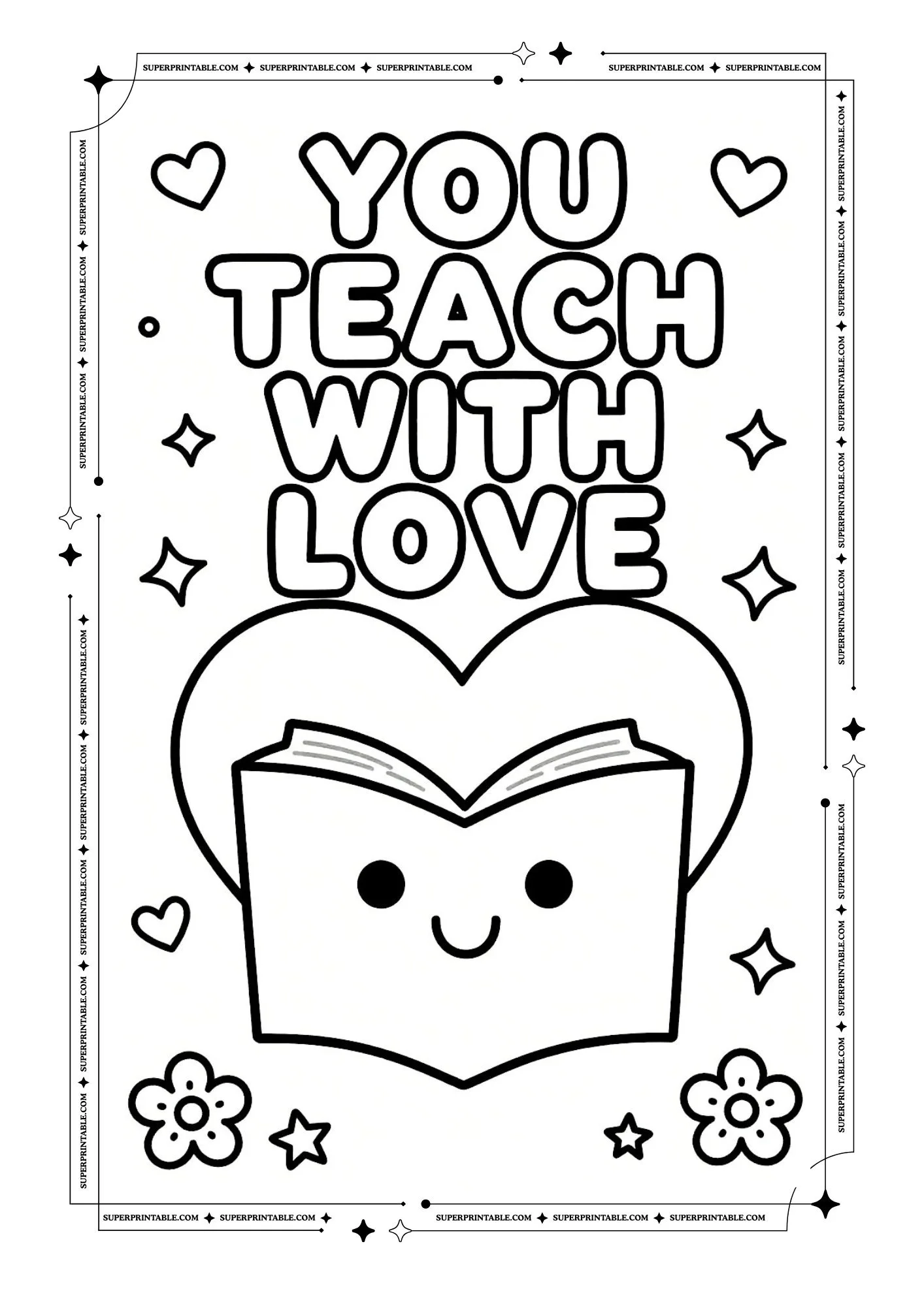 Teacher Appreciation Coloring Pages 13