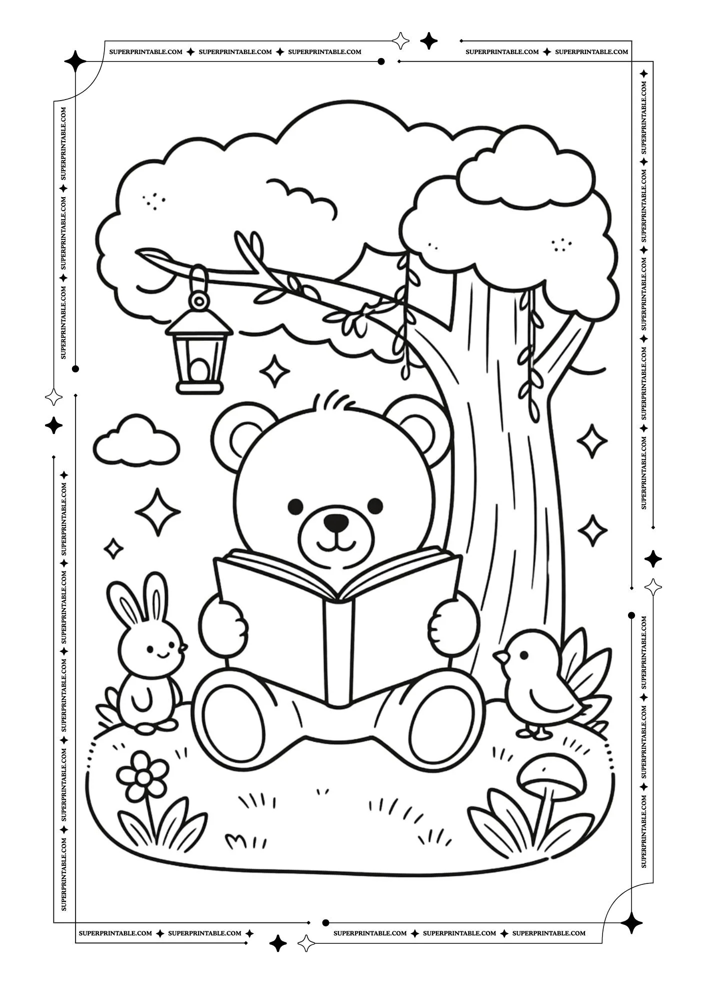 Teddy Coloring Pages 7