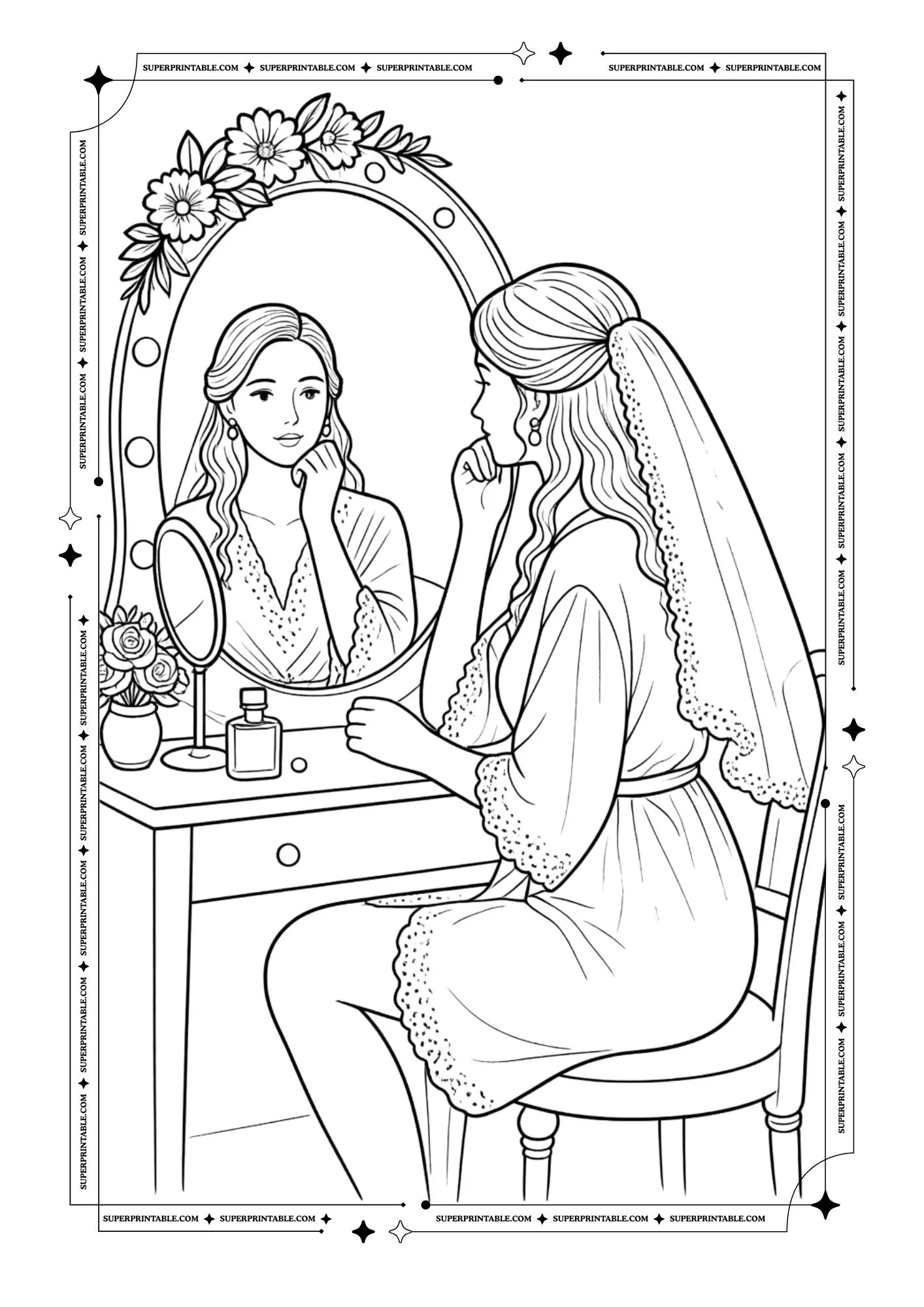 Wedding Coloring Pages 12