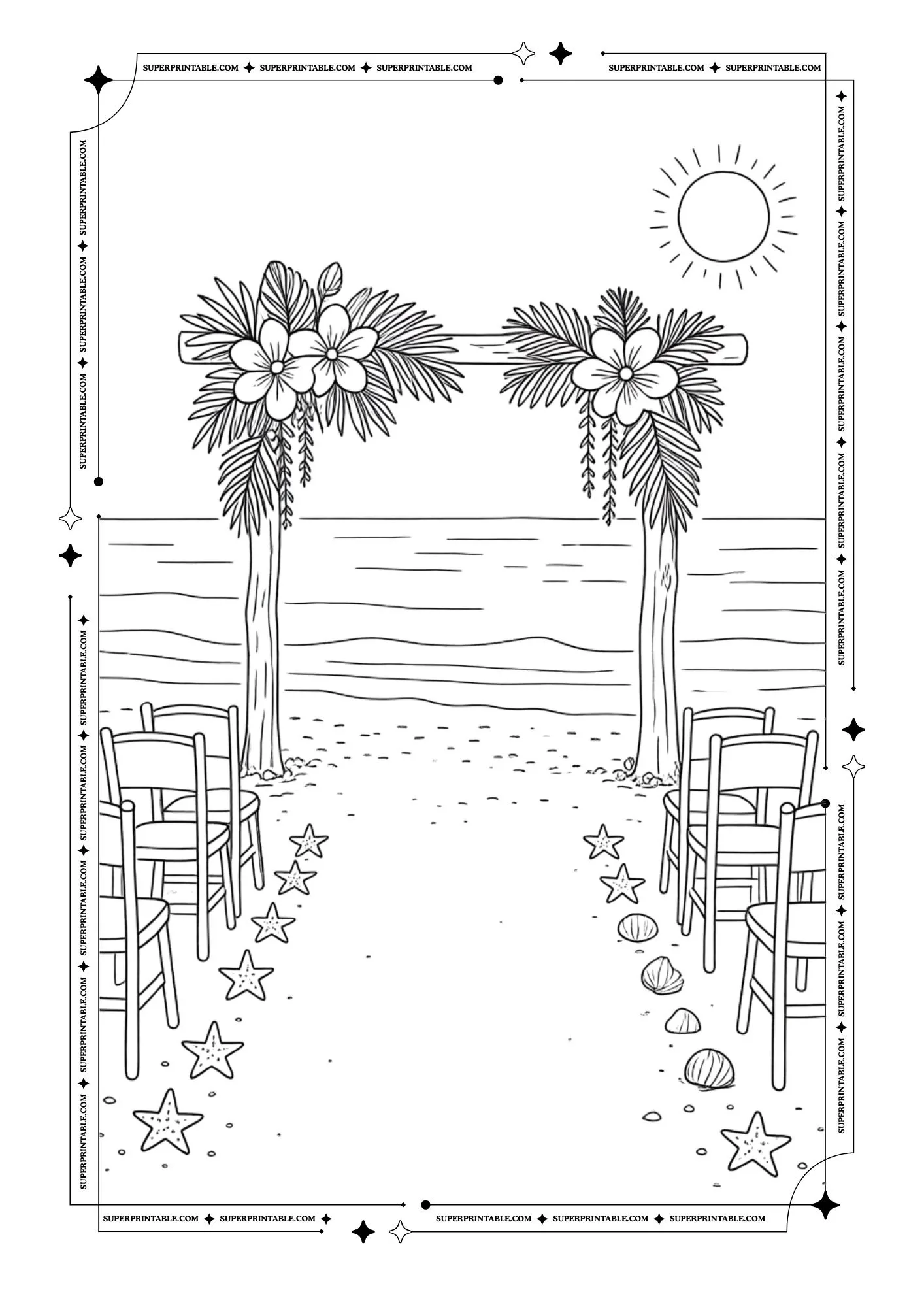 Wedding Coloring Pages 4