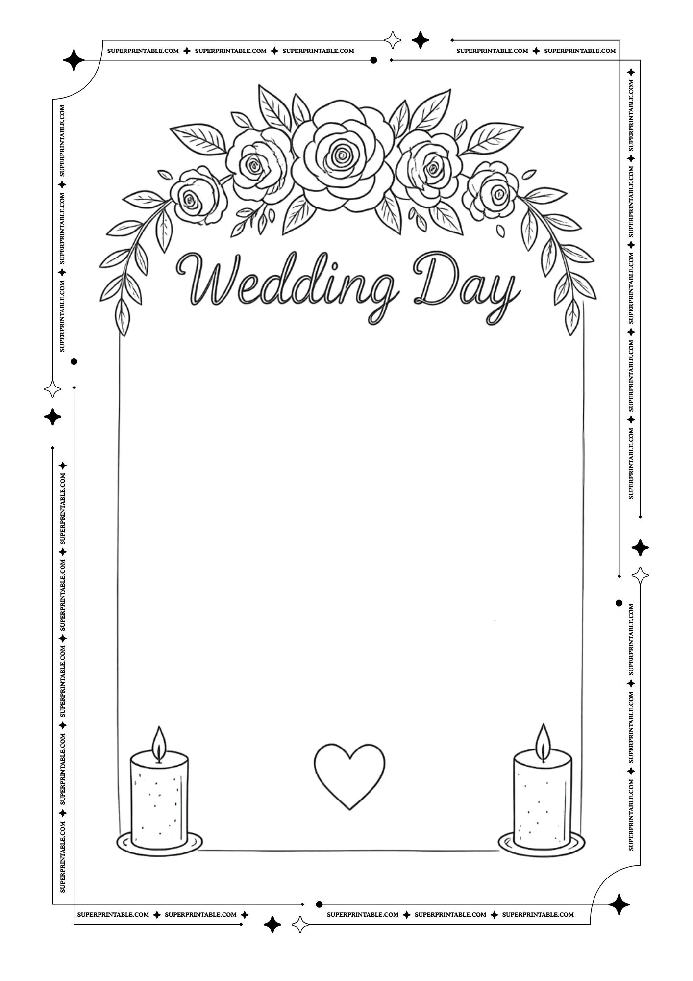 Wedding Coloring Pages 5