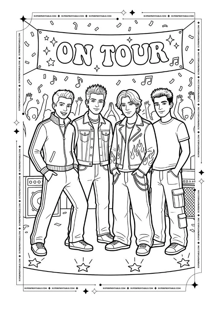 Y2K Coloring Pages 1