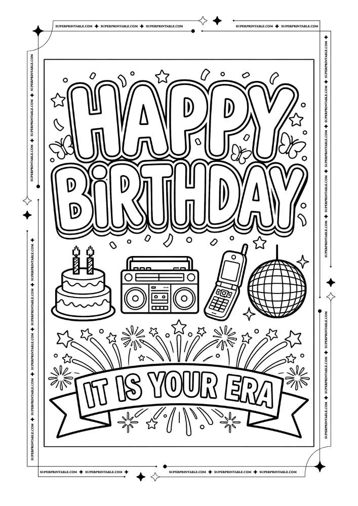 Y2K Coloring Pages 15