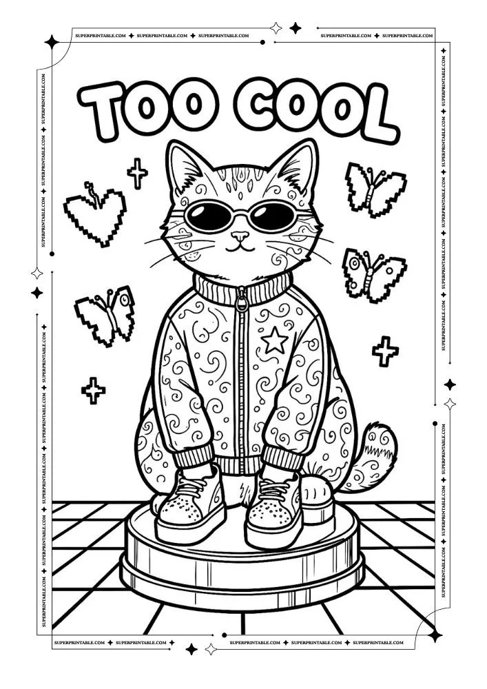 Y2K Coloring Pages 19