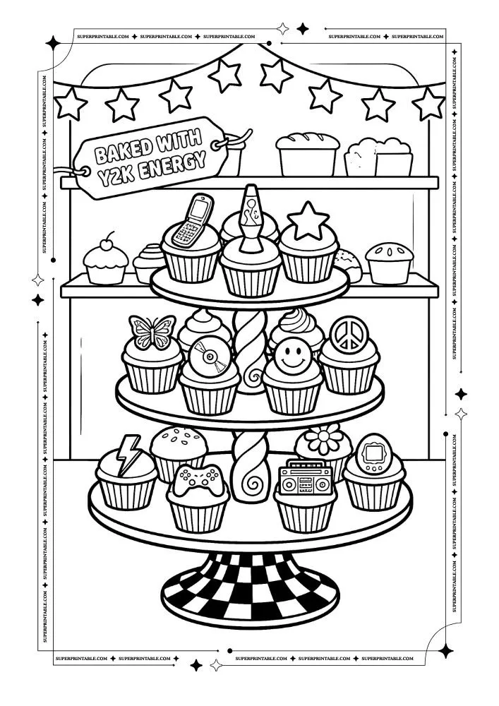 Y2K Coloring Pages 27