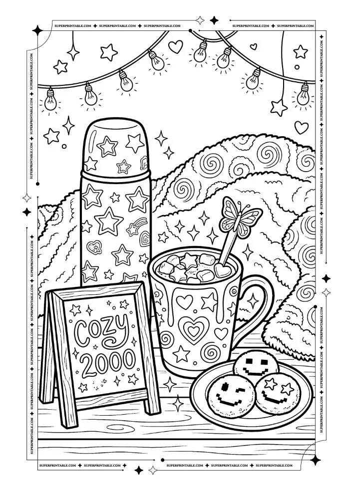 Y2K Coloring Pages 28