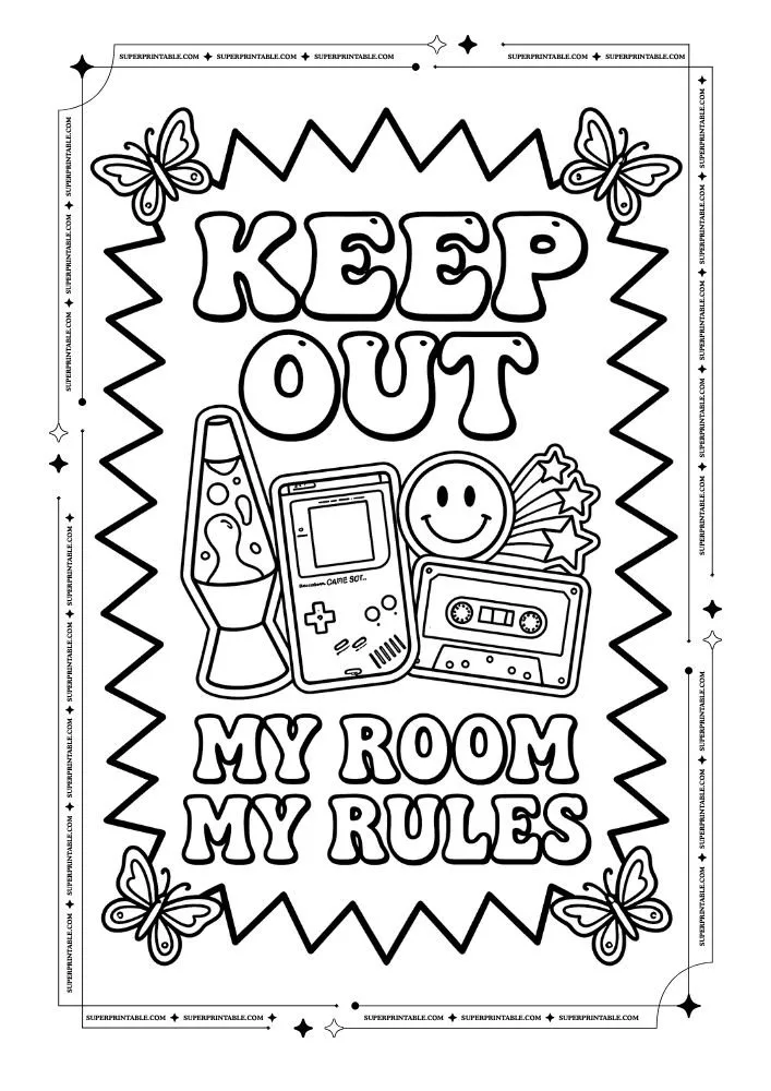 Y2K Coloring Pages 3