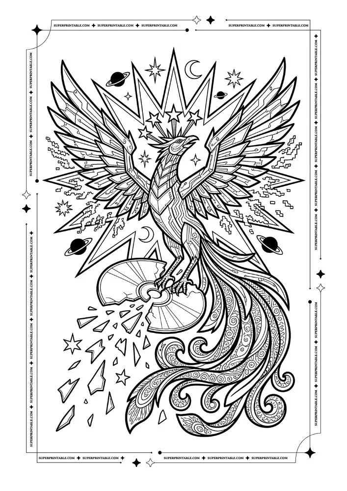Y2K Coloring Pages 32
