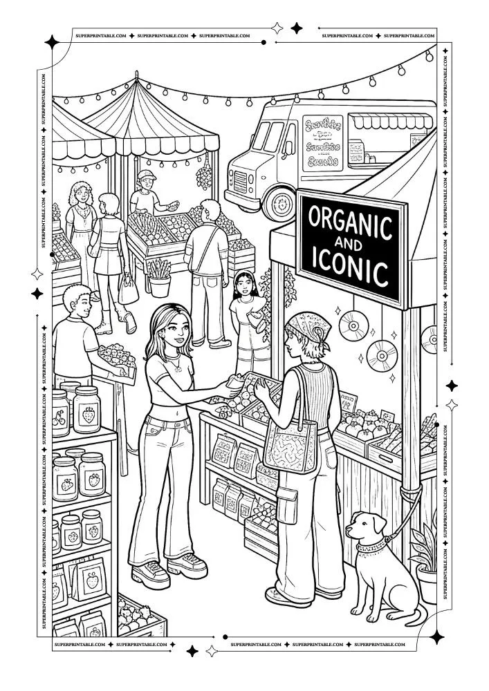 Y2K Coloring Pages 35
