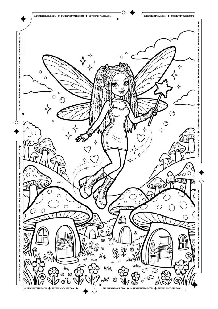 Y2K Coloring Pages 6