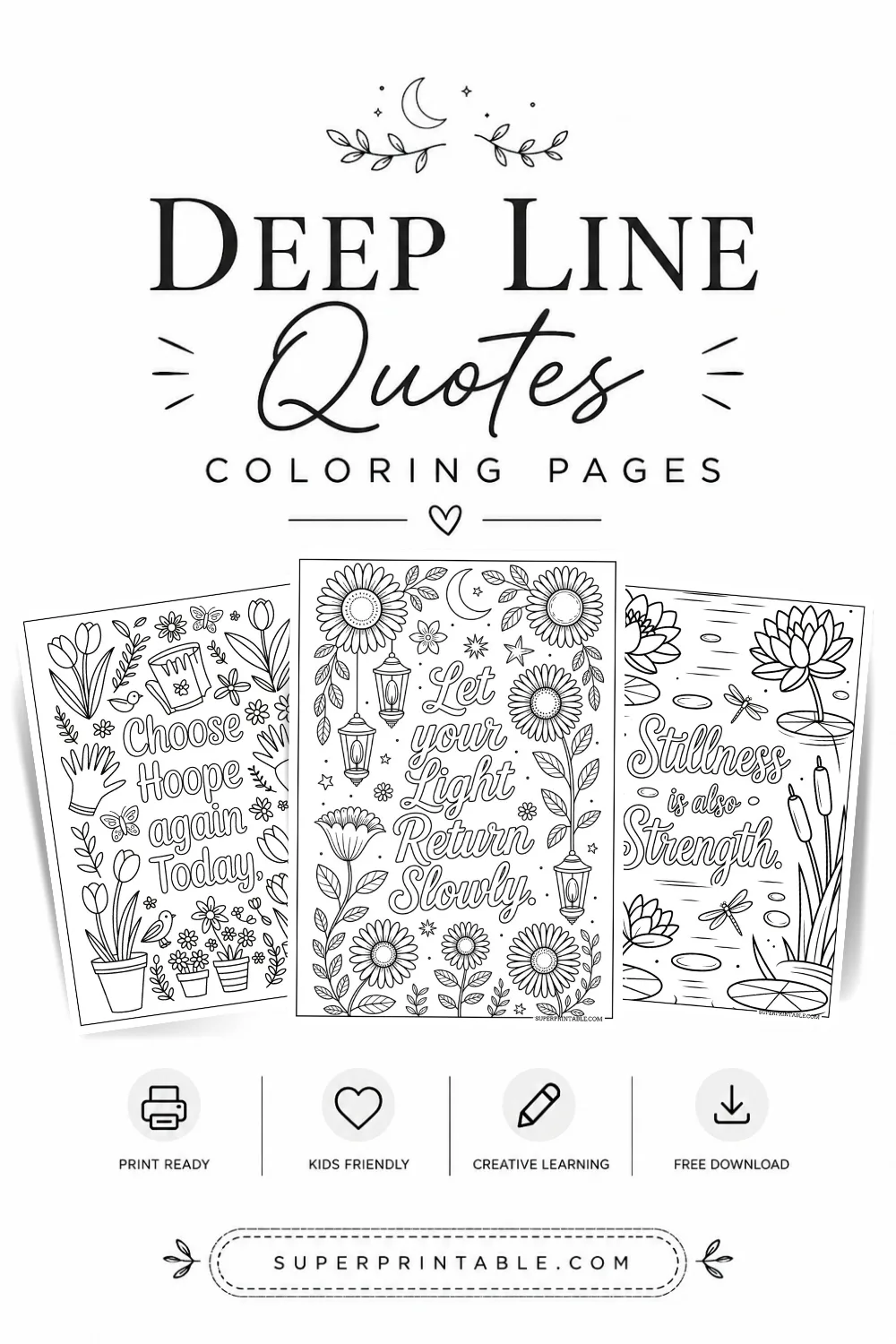 20 Deep Line Quotes Coloring Pages Pinterest Image