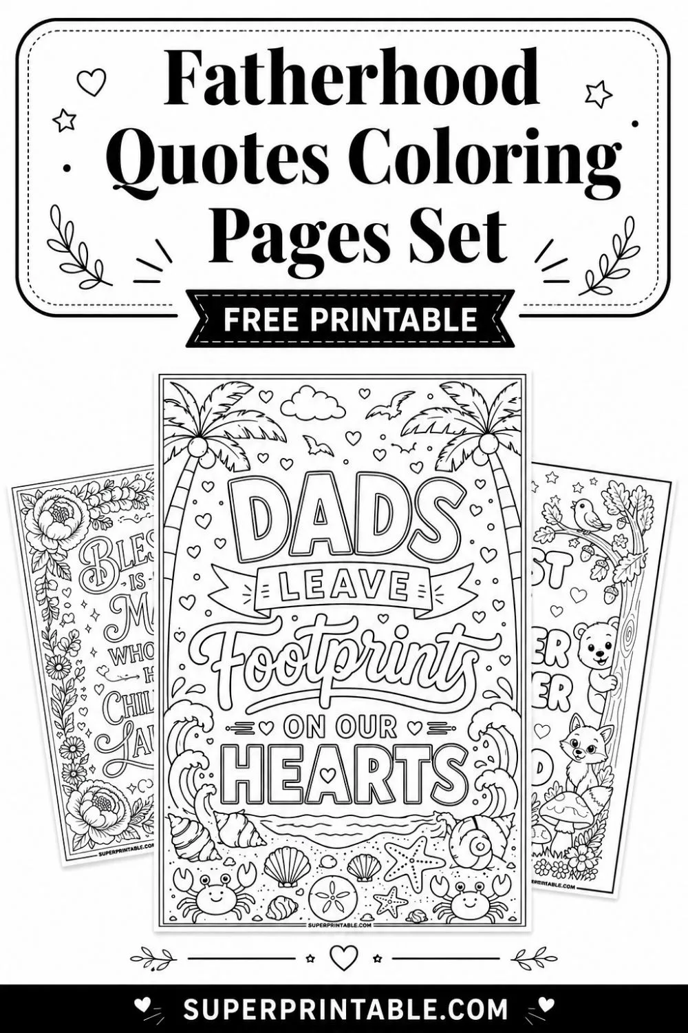 20 Fatherhood Quotes Coloring Pages Pinterest Image