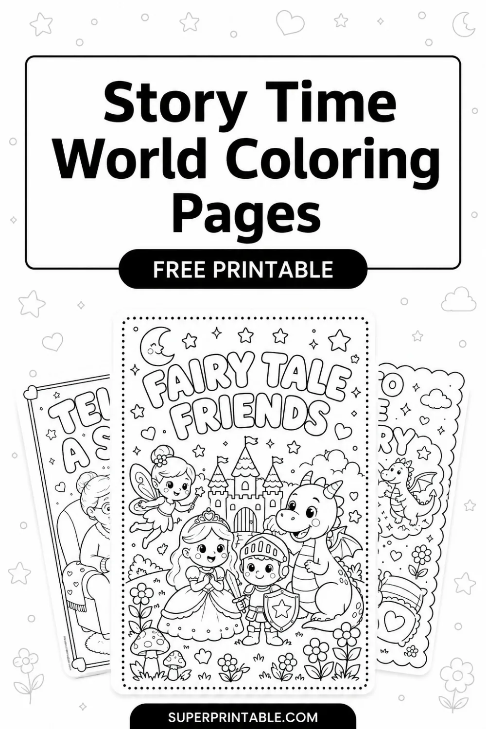 20 Story Time World Coloring Pages Pinterest Image