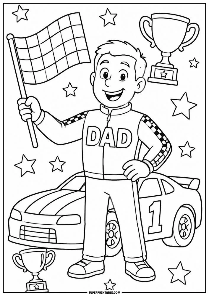 12+ Sports Dad Coloring Pages