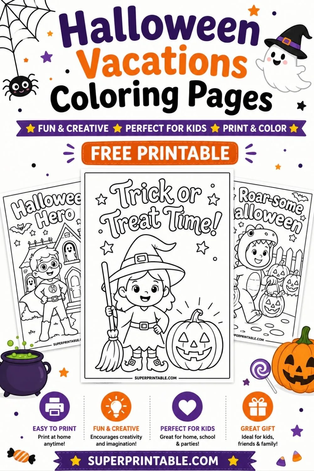 20 Halloween Vacations Coloring Pages Pinterest Image