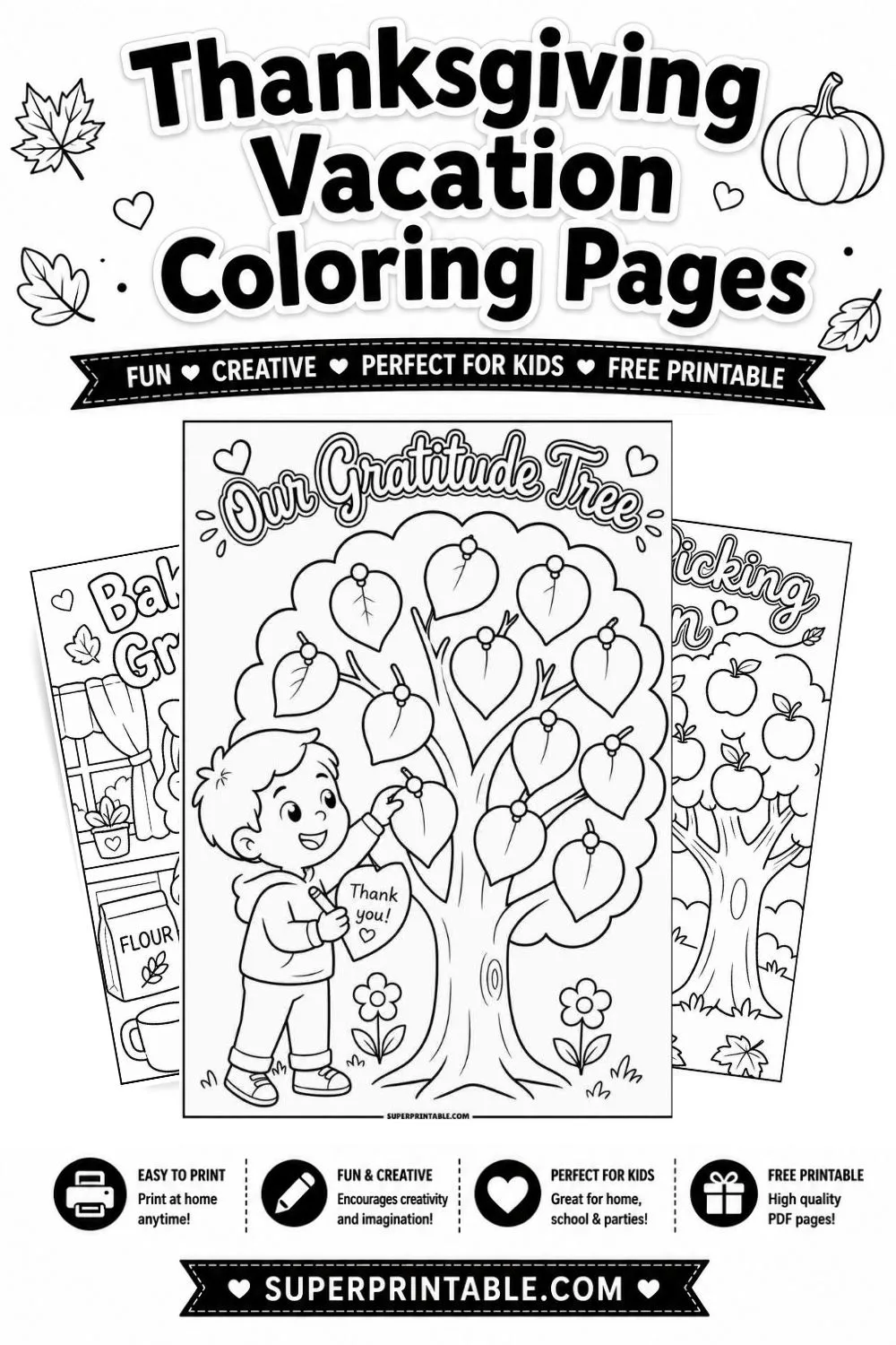 20 Thanksgiving Vacation Coloring Pages Pinterest Image