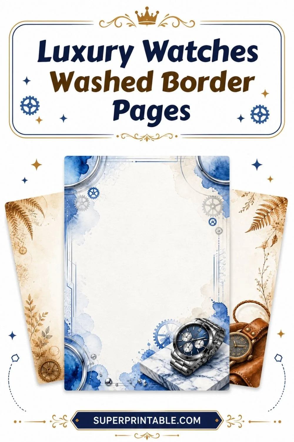 25 Luxury Watches Washed Border Pages Pinterest Image