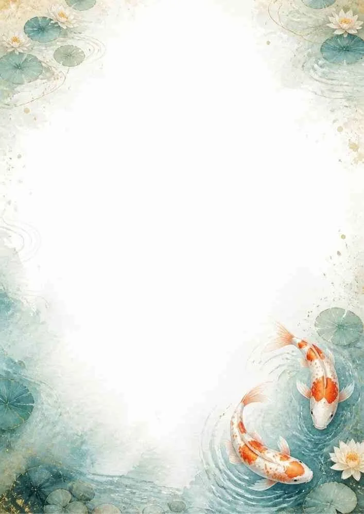 Koi Pond Border Page
<p width=