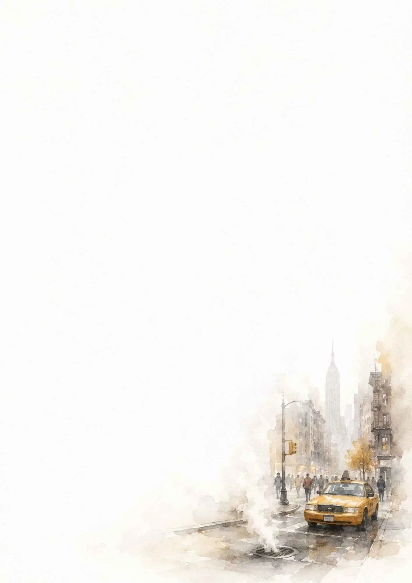 A repeating pattern of the Empire State Building silhouette in a clean line art style.