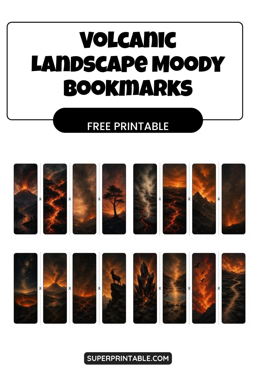 16 Volcanic Landscape Moody Bookmarks Pinterest Image