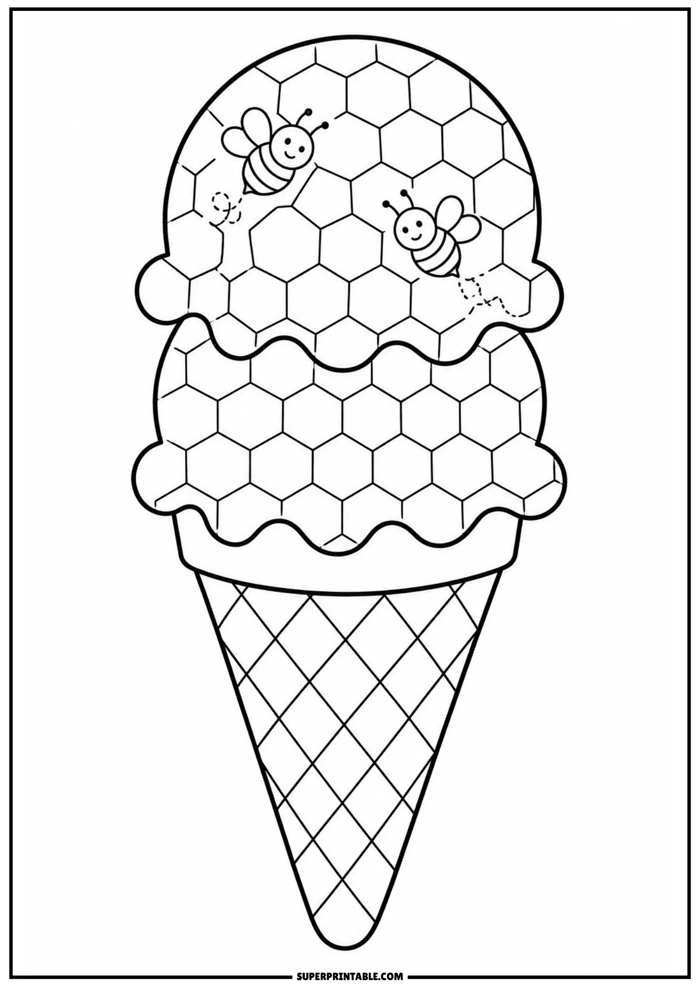 Life Is Sweet ice cream cone with star and large lettering for children