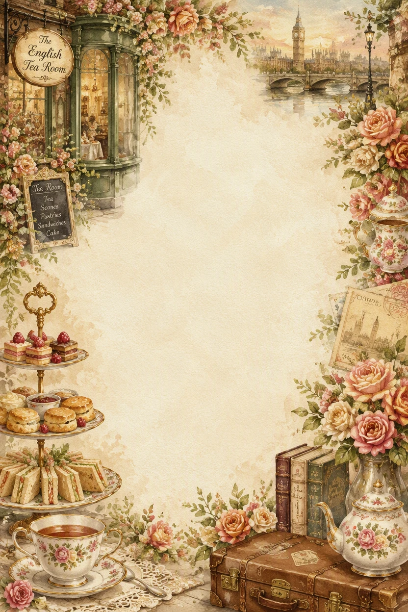 English Countryside Bakery Border Page 15