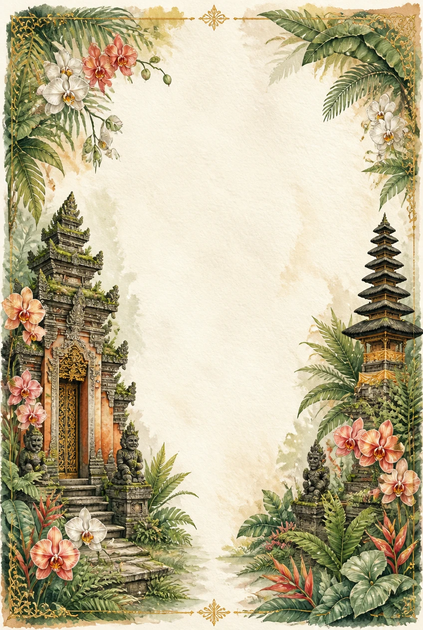 Asian Pagoda Garden and Stone Path Border Page 19