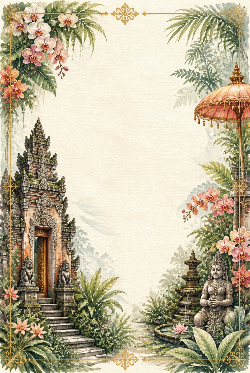Japanese Pagoda Garden and Blossoming Trees Border Page 20