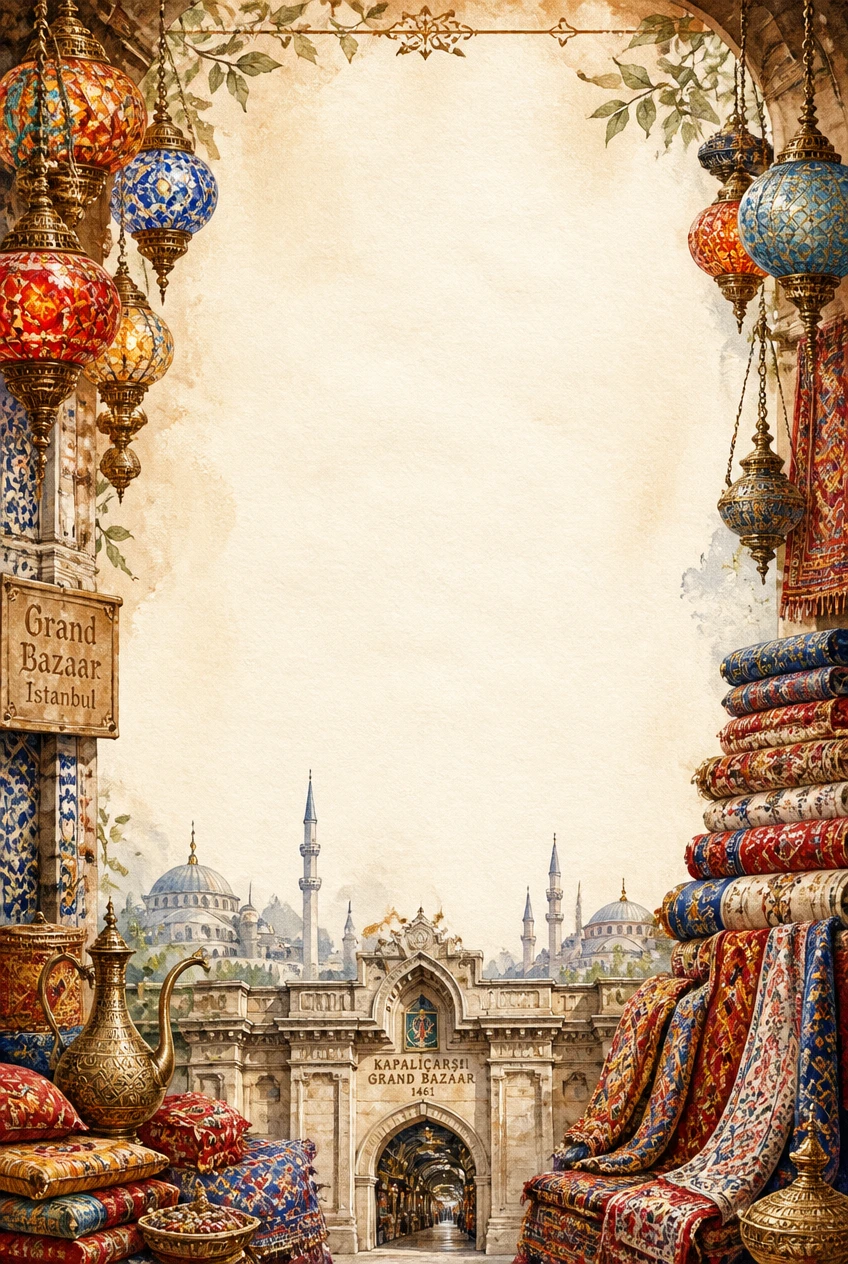 Istanbul Spice Bazaar and Bosphorus Market Border Page 11