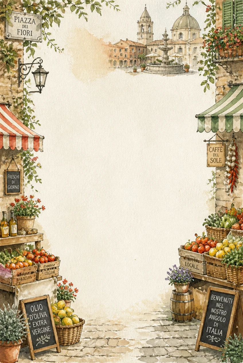 Tuscan Village Market and Fresh Herbs Border Page 20