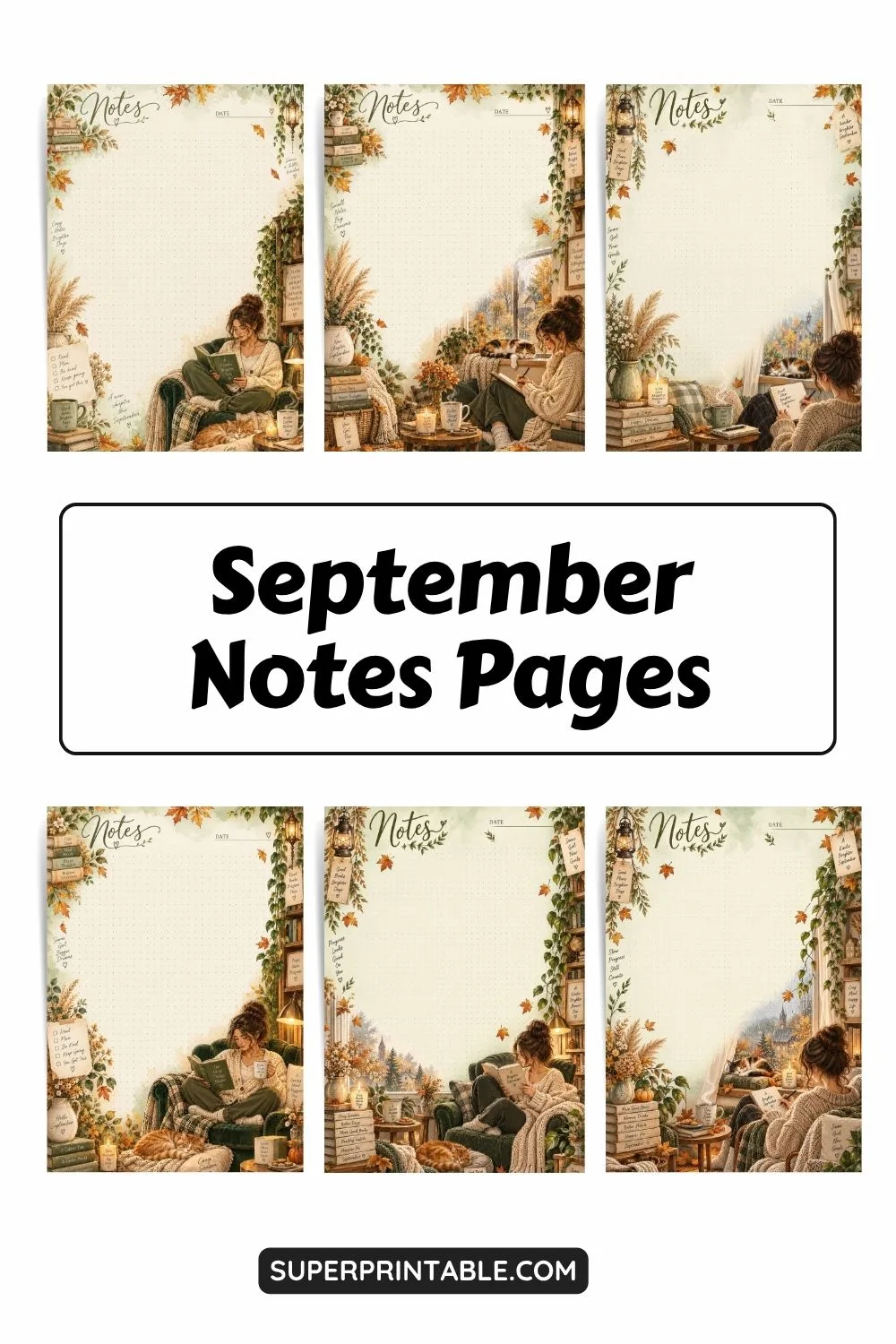 10+ September Notes Pages Pinterest Image