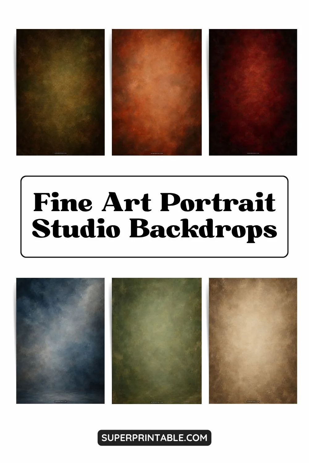12+ Fine Art Portrait Studio Backdrops Pinterest Image
