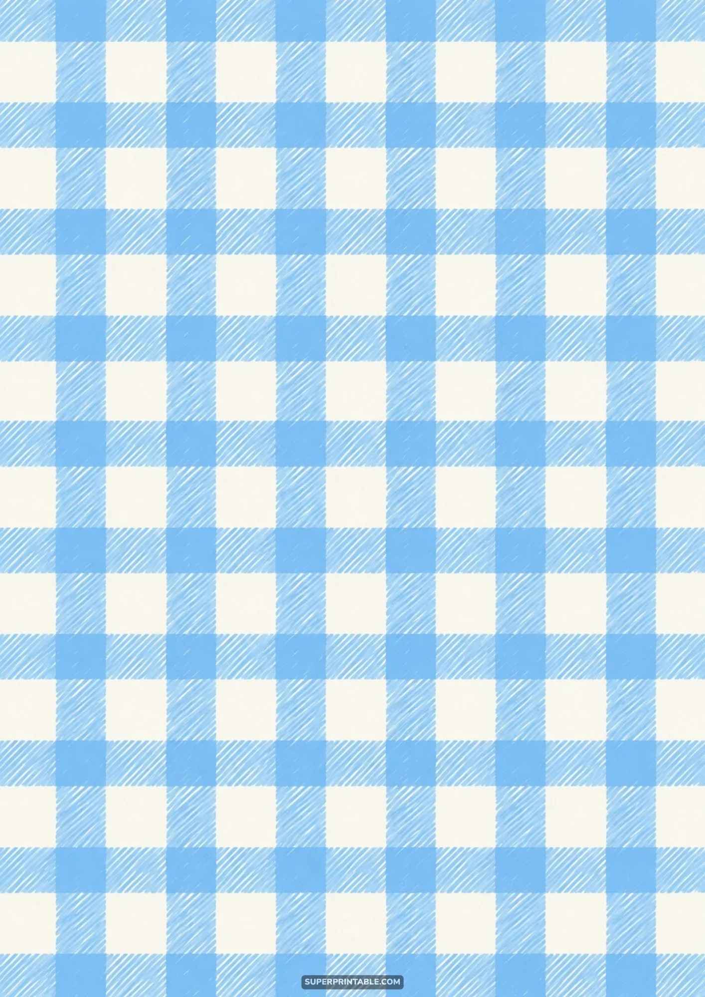 Bright geometric digital backgrounds featuring soft sky blue gingham check