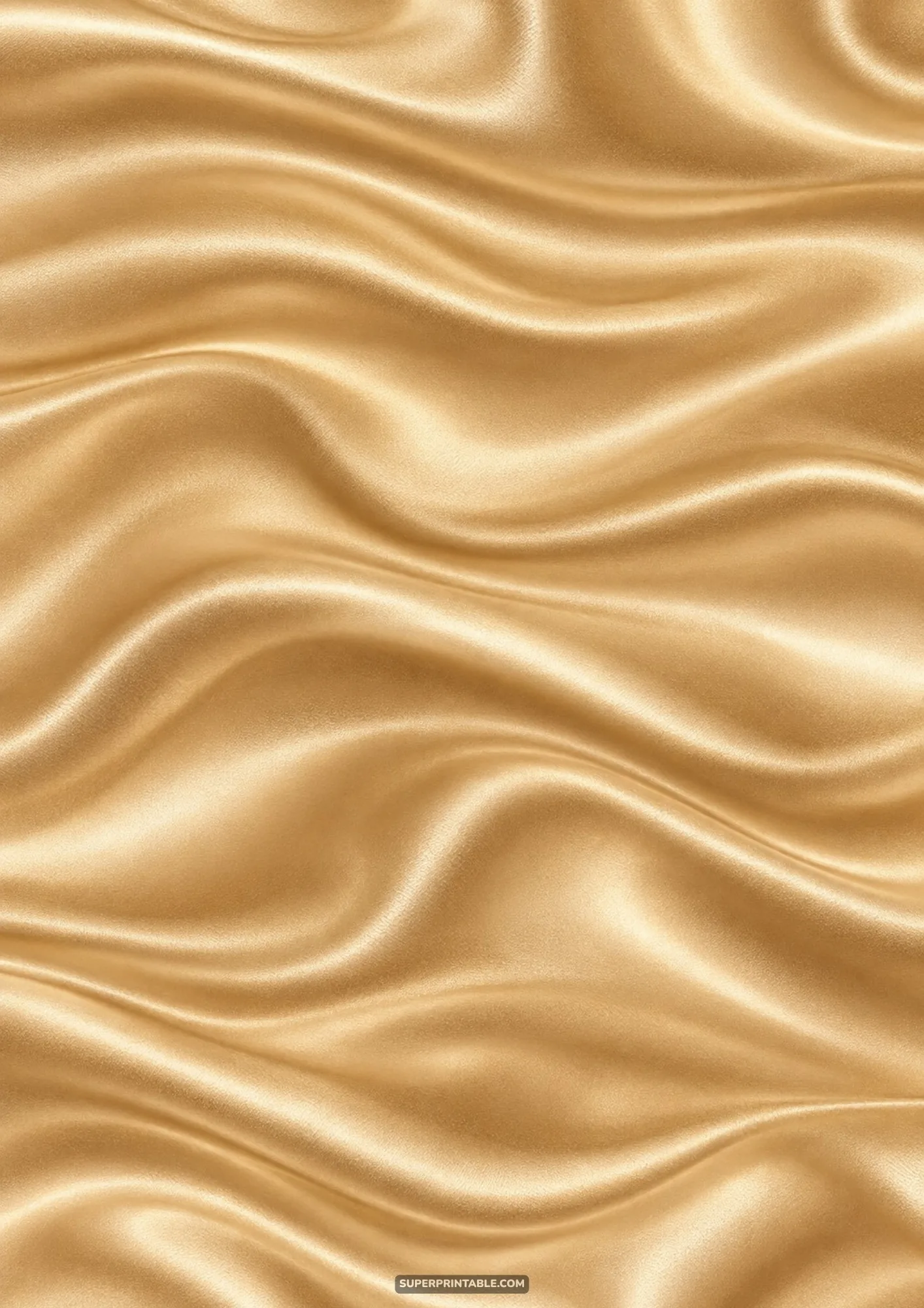 Smooth champagne gold liquid silk texture rippling horizontally across the entire surface