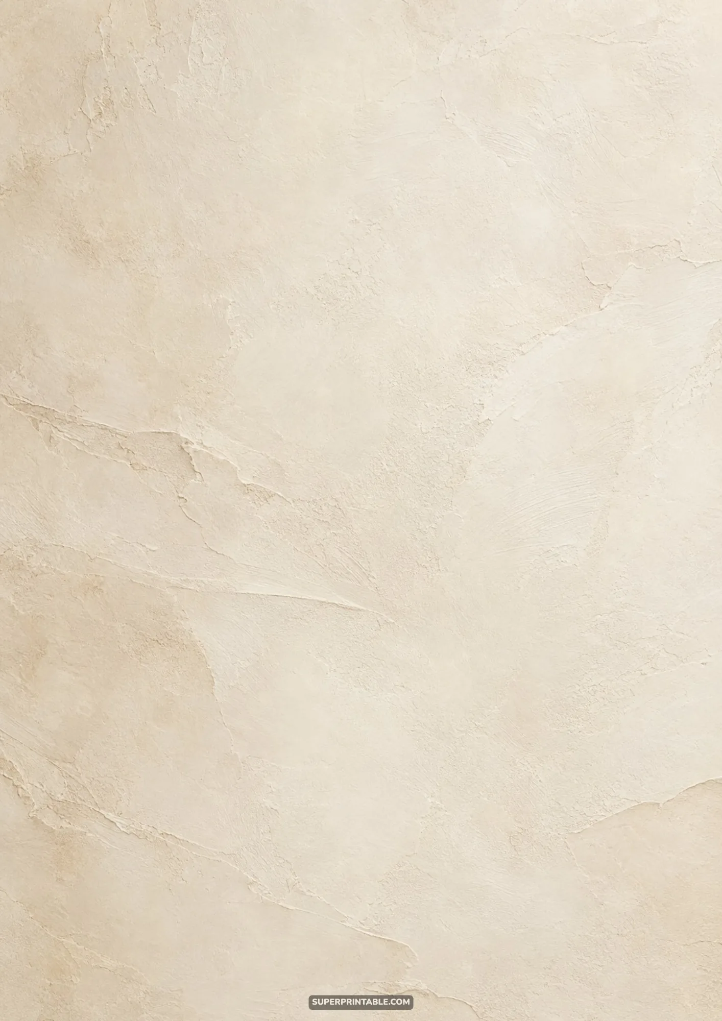 Textured ivory limestone plaster wall showing delicate organic fissures and trowel ridges