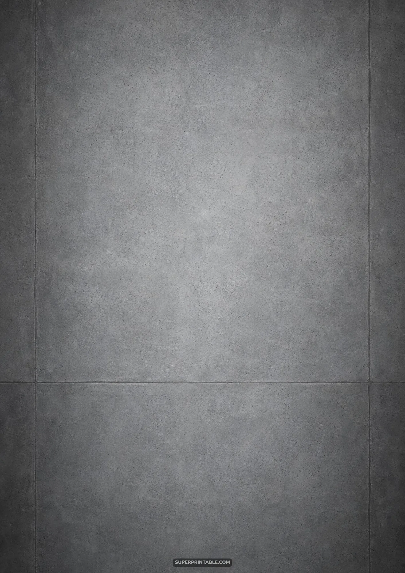 Dark grey concrete panel wall surface showing clean grid seams and fine stone masonry texture