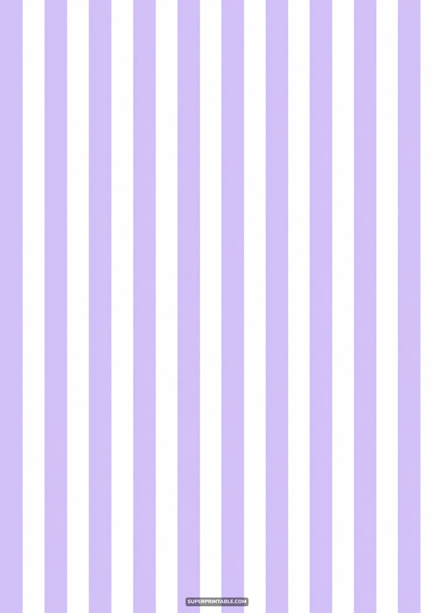 Vertical pastel lavender and clean white stripes line up evenly in classic symmetry.