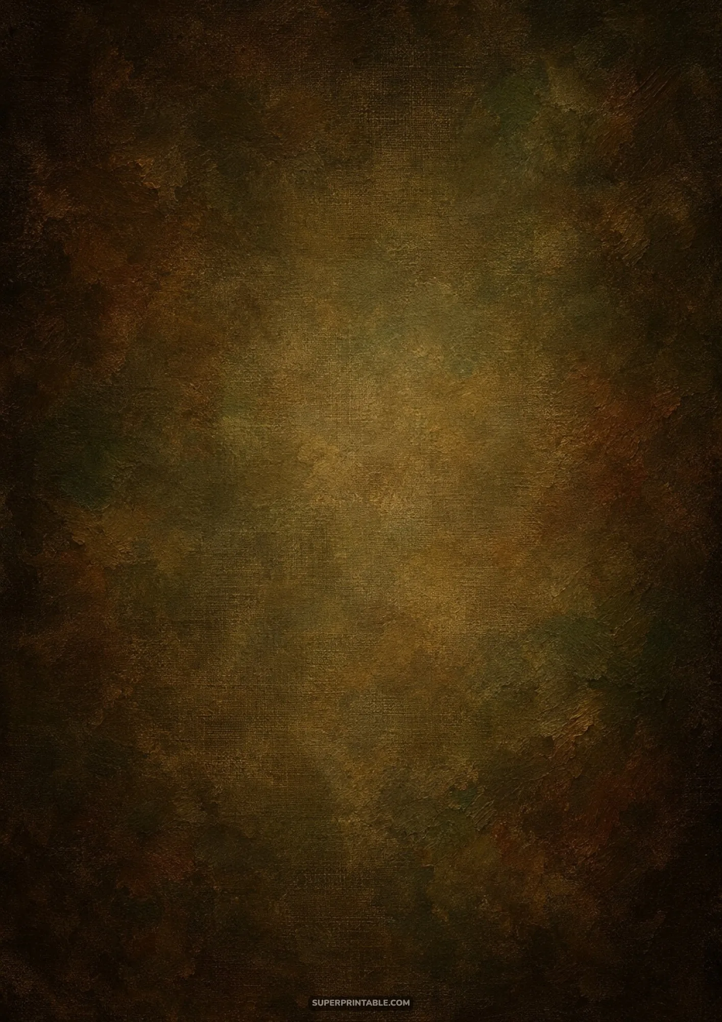 Woven canvas texture with vintage russet brown and warm amber illumination.