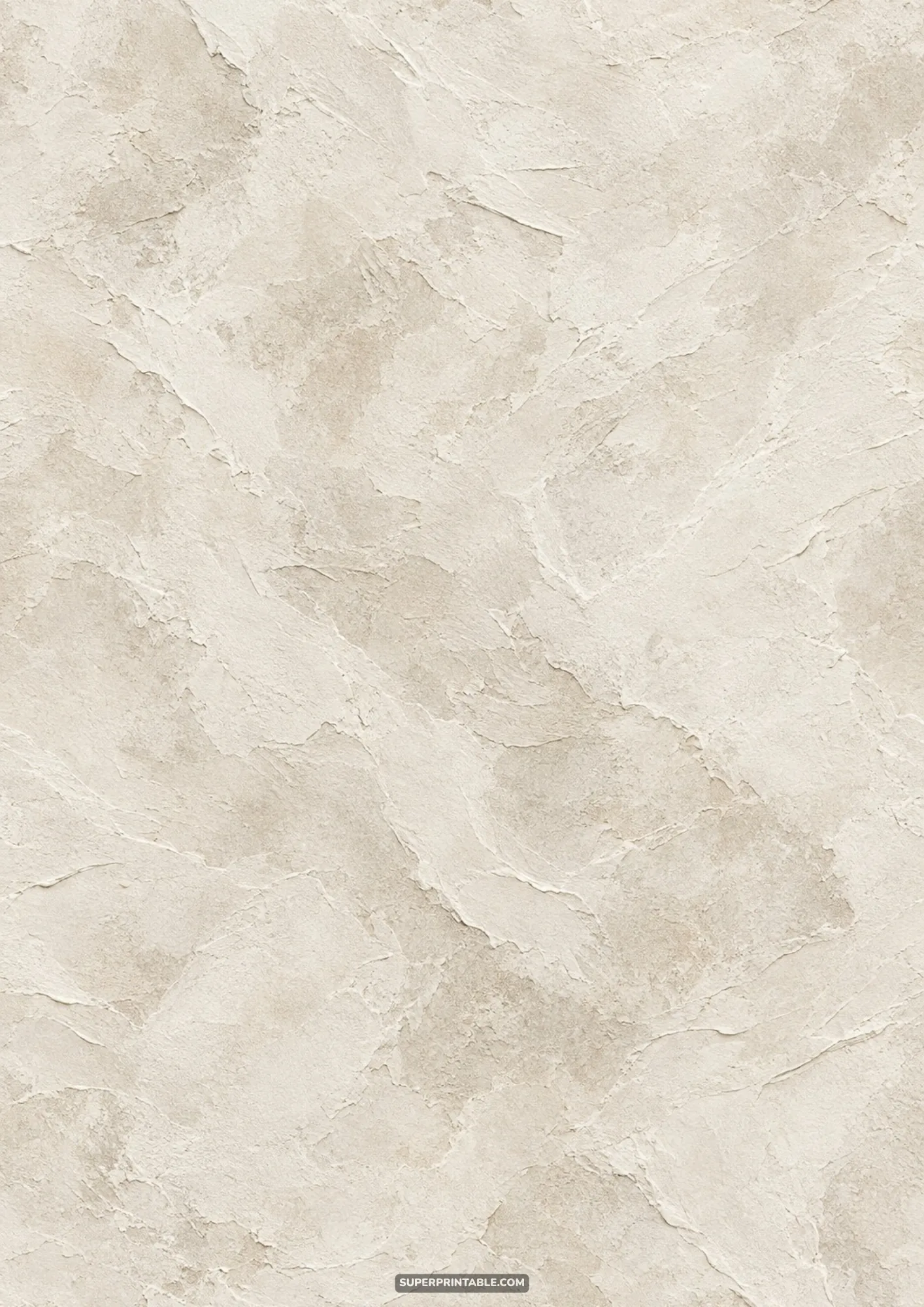Warm ivory palette knife plaster texture with soft diagonal impasto strokes and creamy tones