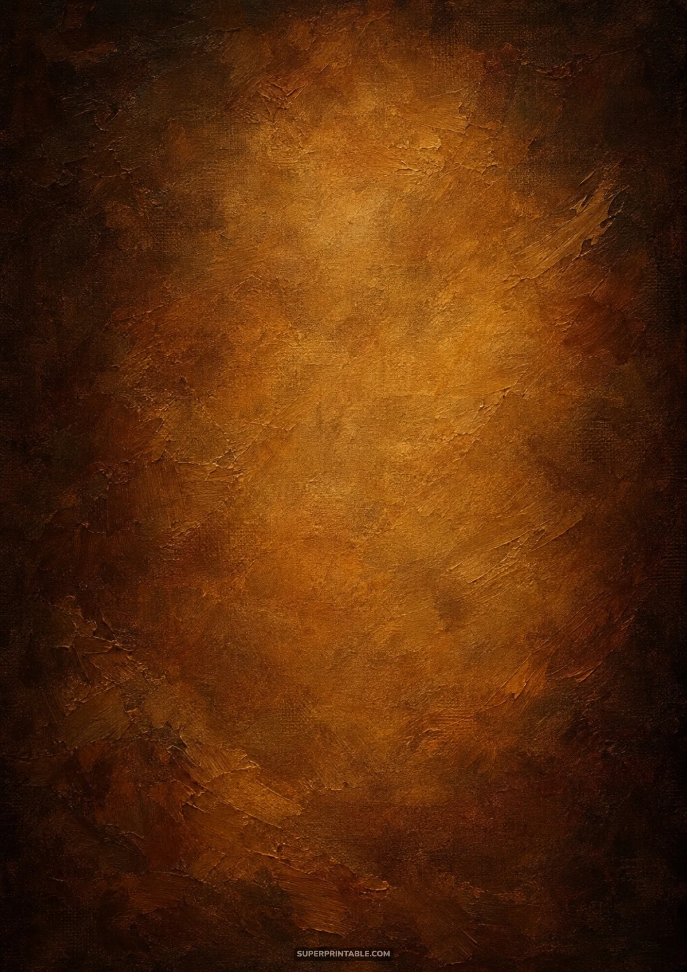 Vibrant warm ochre and sienna portrait studio backdrops with heavy knife textures.