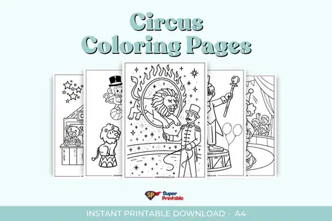 Circus Coloring Pages
