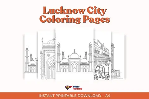 17 Lucknow City Coloring Pages