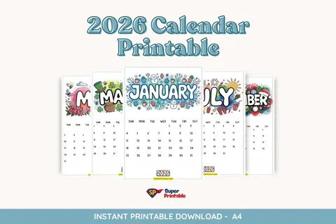 2026 Calendar Printable