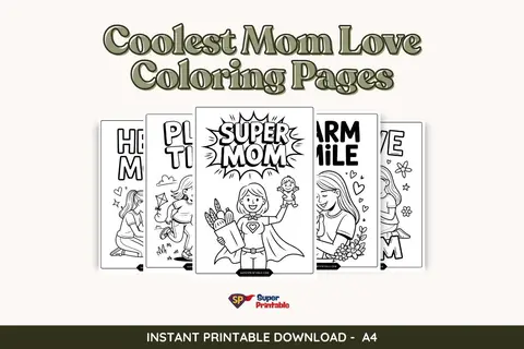 30+ Coolest Mom Love Coloring Pages