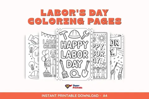 Labor's Day Coloring Pages