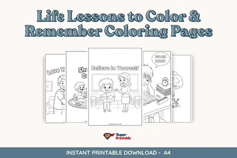 25+ Life Lessons to Color & Remember Coloring Pages