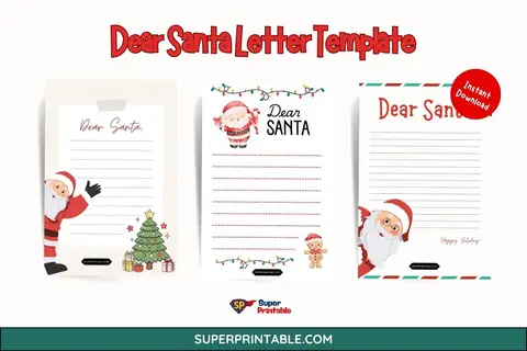 40+ Dear Santa Letter Template