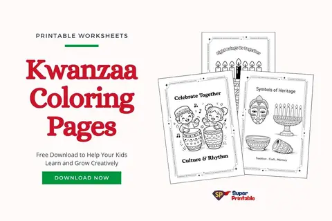 12+ Kwanzaa Coloring Pages Feature Image