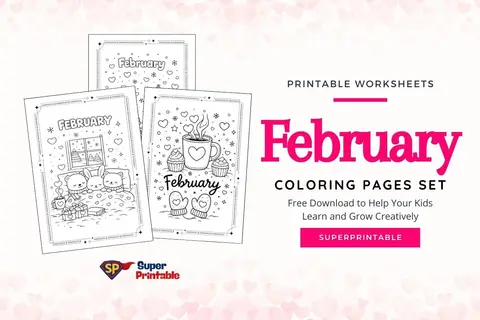 20 February Coloring Pages Feature Image